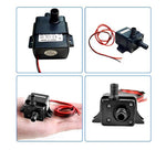 240L/H Ultra-quiet Flow Rate Waterproof Brushless Pump Mini Submersible Water Pump, Mini Submersible Water Pump