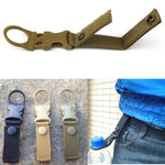 2PCS Webbing outdoor  Carabiner backpack Hanger Hook camp hike Water Bottle clip hang clasp Buckle Holder tool