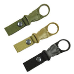 2PCS Webbing outdoor  Carabiner backpack Hanger Hook camp hike Water Bottle clip hang clasp Buckle Holder tool