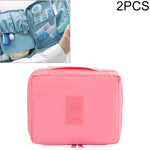 2 PCS Waterproof Make Up Bag Travel Organizer for Toiletries Kit