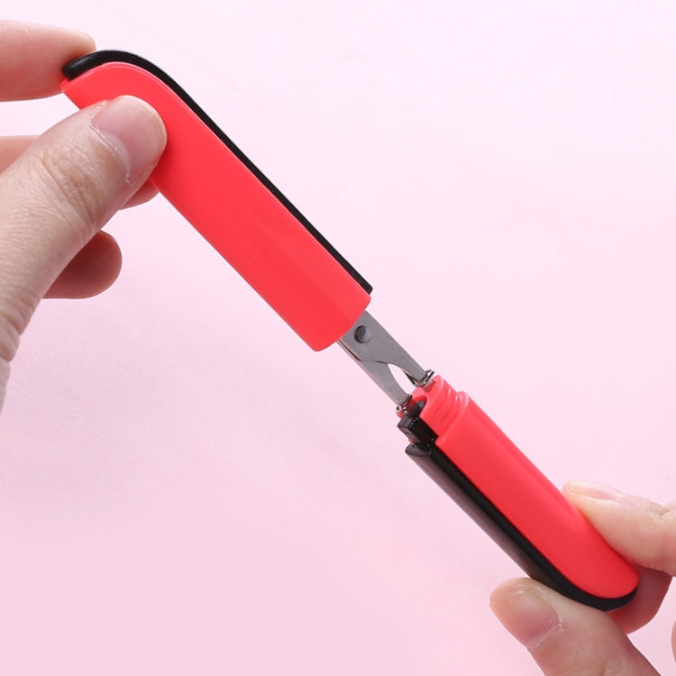 Portable Shears Paper Cutting Folding Safety Mini Stationery Scissors