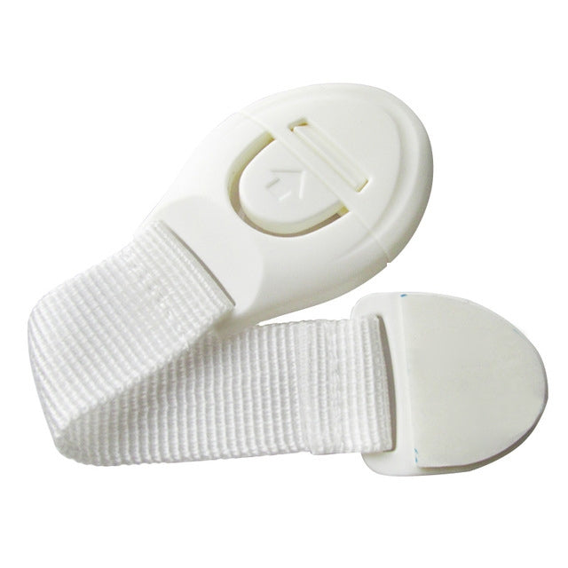 10 PCS/Lot Child Lock Protection Of Children Locking Doors For Children Safety Kids Plastic Lock, 10 PCS  White