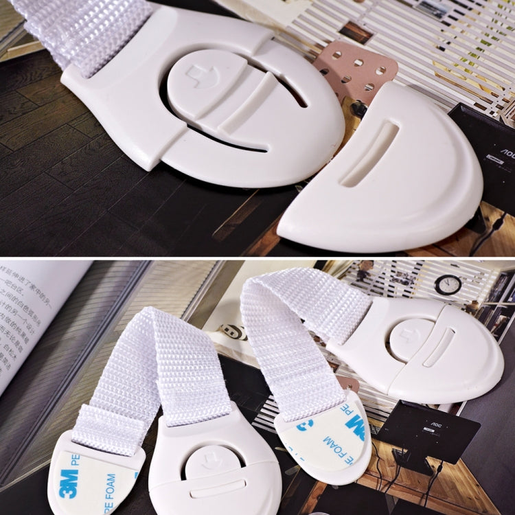 10 PCS/Lot Child Lock Protection Of Children Locking Doors For Children Safety Kids Plastic Lock, 10 PCS  White