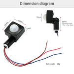 Automatic Security PIR Infrared Motion Sensor Detector Wall Spotlights Switch, 10mm, 12mm