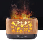 Home Colorful Simulation Flame Incense Smoked Lamp Humidifier, Remote Control, Without Remote Control