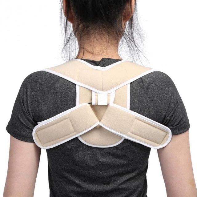 Adjustable Upper Back Shoulder Support Posture Corrector Adult Children Corset Spine Brace Back Belt, Adult-S, Adult-M, Adult-L