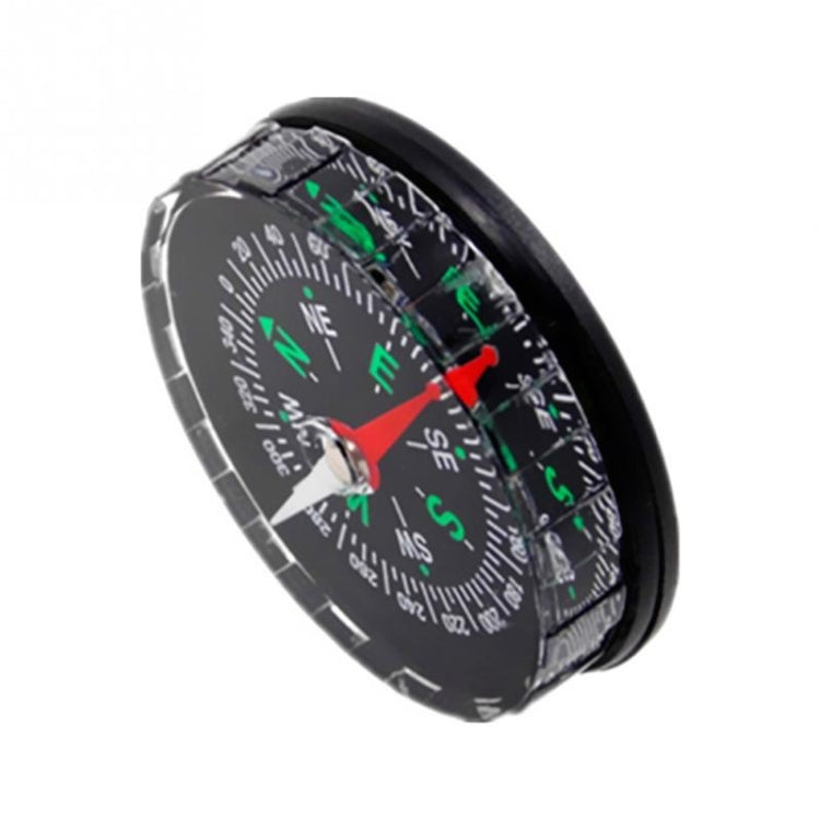 10 PCS Portable Mini Precise Compass Practical Guider for Camping Hiking North Navigation Survival Button Design Compass, 45mm
