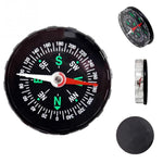 10 PCS Portable Mini Precise Compass Practical Guider for Camping Hiking North Navigation Survival Button Design Compass, 45mm