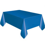 Disposable Plastic Tablecloth Solid Color Wedding Birthday Party Table Cover Rectangle Desk Cloth Wipe Covers