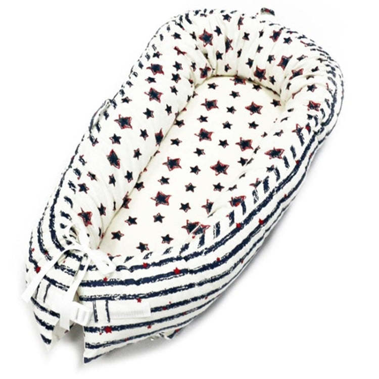 Baby Nest Bed Crib Portable Removable and Washable Crib Travel Bed Cotton Cradle for Children Infant Kids