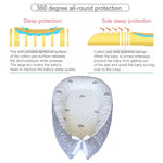 Baby Nest Bed Crib Portable Removable and Washable Crib Travel Bed Cotton Cradle for Children Infant Kids
