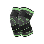 دعامات دعم الركبة للرياضة والركض وركوب الدراجات من النايلون المرن مع ضمادة ضغط، L، M، XL، XXL، S