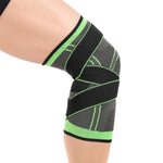 دعامات دعم الركبة للرياضة والركض وركوب الدراجات من النايلون المرن مع ضمادة ضغط، L، M، XL، XXL، S