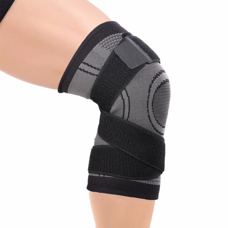 دعامات دعم الركبة للرياضة والركض وركوب الدراجات من النايلون المرن مع ضمادة ضغط، L، M، XL، XXL، S