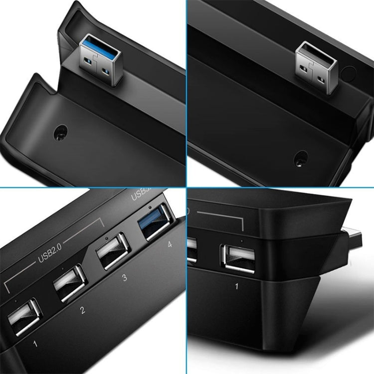 2 PCS PS4 Slim Extend USB Adapter Accessories for Play Station 4 Slim Console USB HUB 3.0 High Speed, for PS4 Slim
