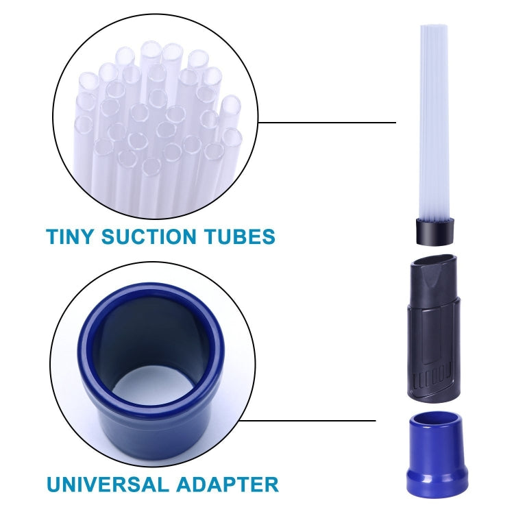 Dust Cleaner Household Straw Tubes Dust Brush Remover Portable Universal Vacuum Tools Attachment Dirt Clean, Vacuum Attachment Tool