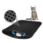 Waterproof Pet Cat Litter Mat EVA Double Layer Cat Litter Trapping Pets Mat Pad Bottom Non-slip Pet Litter Cat Mat, L, M, XS