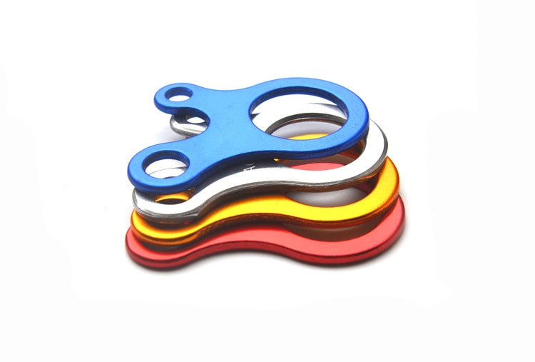 10 PCS Camping Tent Cord Rope Fastener Carabiner Hook Hanger Tightener Wind Rope Buckles, Aluminum alloy buckle(Blue), Aluminum alloy buckle(Golden), Aluminum alloy buckle(Red), Aluminum alloy buckle(Silver)