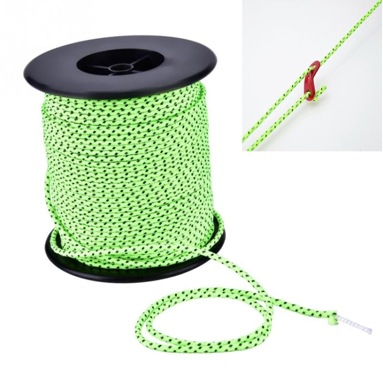 2.5mm Diameter Reflective String Windproof Tent Rope Line Camping Rope Reflective Tent Ropes, Length: 50m, Length: 50m