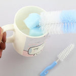 2 Sets Baby Nipple Milk Bottle Cup 360 Degree Sponge Cleaner Pacifier Brush, Random Color Delivery, Milk Bottle Cup