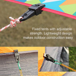 Tents Wind Rope Clamp Awnings Outdoor Camping Plastic Clip Tents Accessories