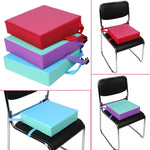 Kids Increased Chair Pad Removable Kid Highchair Seat Pad With Buckle Strap, Kids Increased Chair Pad