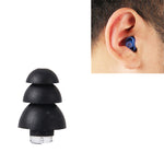 Anti-Noise Sleep Earplugs Silicone Soundproof Earplugs Industrial Noise Reduction Silent Earplugs, Orange, White, Blue, Black