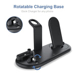 HQ-UD20 Mobile Phone Watch Multi-Function Charging Stand Wireless Charger for Phones & Apple Watch & Airpods, HQ-UD20