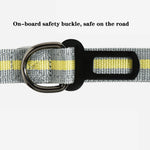 Dog Outdoor Anti-Scourge Traction Rope Nylon Reflective Elastic Stretch Dog Walking Rope, Elastic Stretch Yellow, Elastic Stretch Green