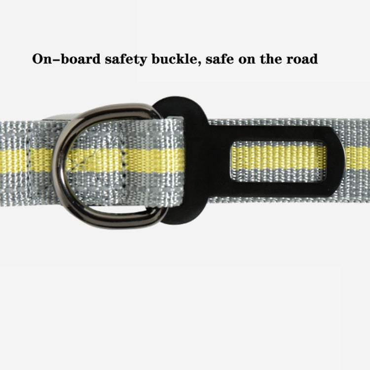 Dog Outdoor Anti-Scourge Traction Rope Nylon Reflective Elastic Stretch Dog Walking Rope, Elastic Stretch Yellow, Elastic Stretch Green