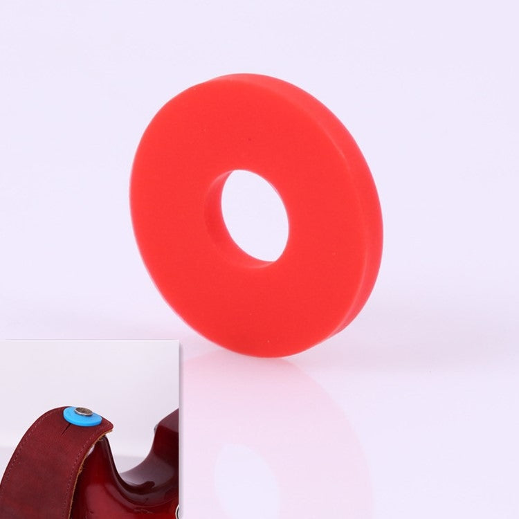 10 PCS No Word Version Silicone Guitar Strap Buckle Tail Stud