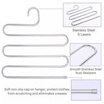 5 Layers S Shape Multi-Functional Clothes Hangers Pants Storage Hangers, S Shape Hangers