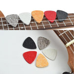 10 PCS Ukulele Guitar Wool Felt Picks