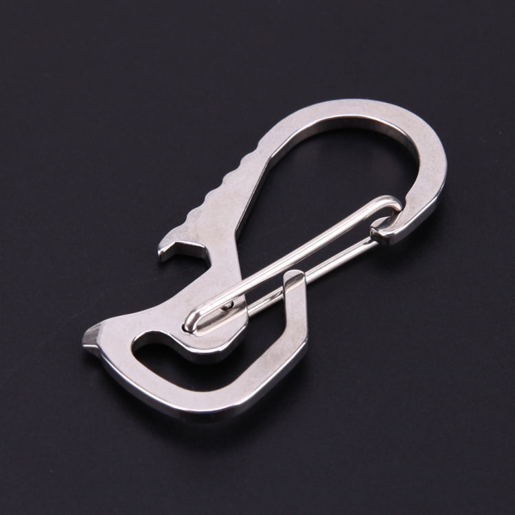 Outdoor Tools Carabiner  Hex Driver Bottle Opener Keychain Ring Climbing Accessories