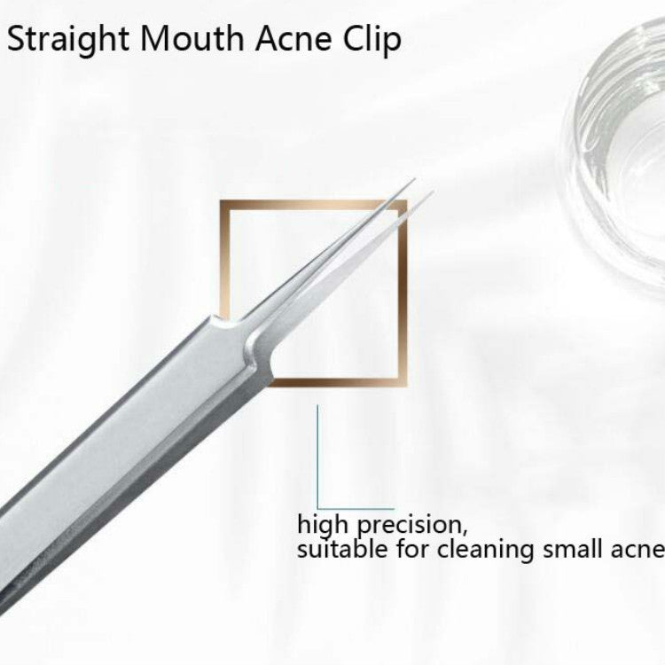 5pcs /Set Acne Needle Stainless Steel Acne Clamp Squeeze Acne Blackhead Tool, 2 in 1, 5 in 1