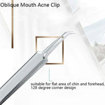 5pcs /Set Acne Needle Stainless Steel Acne Clamp Squeeze Acne Blackhead Tool, 2 in 1, 5 in 1