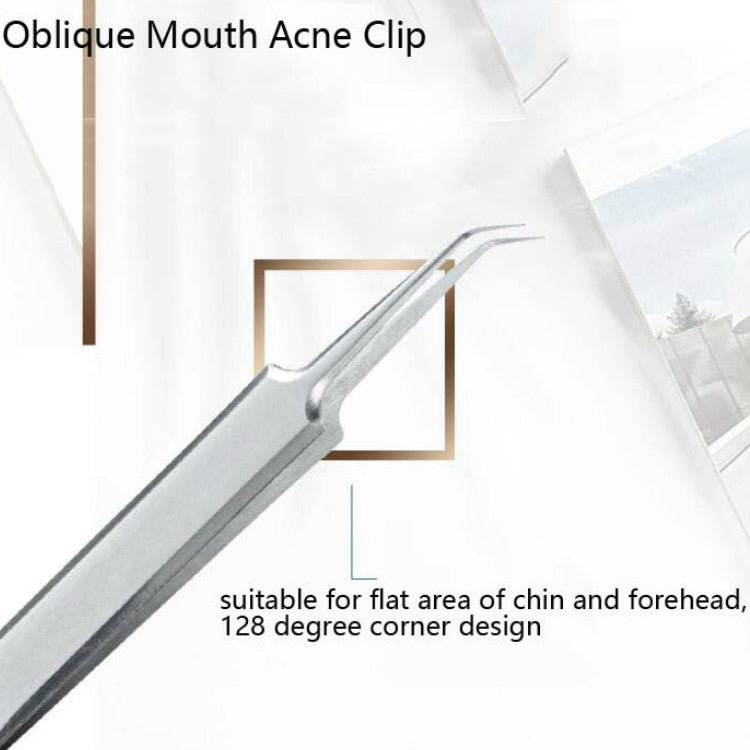 5pcs /Set Acne Needle Stainless Steel Acne Clamp Squeeze Acne Blackhead Tool, 2 in 1, 5 in 1