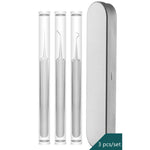 5pcs /Set Acne Needle Stainless Steel Acne Clamp Squeeze Acne Blackhead Tool, 2 in 1, 5 in 1