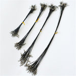 20 PCS Luya Front Wire With Pin Wire Anti-bite Wire, 20CM, 25CM, 30CM, 15CM