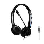 DANYIN DT326 Head-mounted Desktop Computer Children Learning Wire Headset with Microphone, Cable Length:1.8m, DT326 3.5mm Two-hole White, DT326 3.5mm Two-hole Black, DT326 Single Hole Four-level White, DT326 Single Hole Four-level Black                ...
