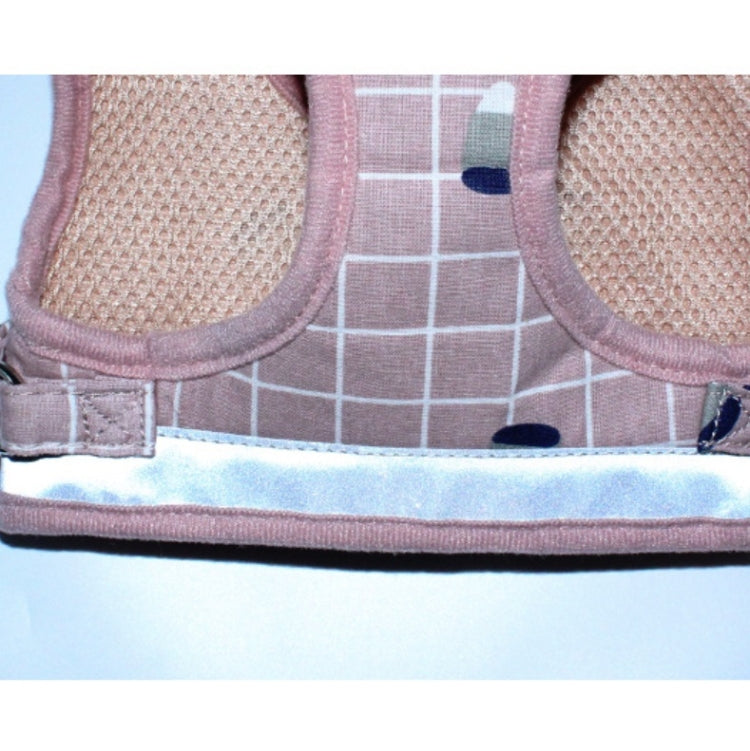 Reflective & Breathable Vest Traction Rope Pet Chest Leash, XS, S, M, XL