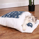 Closed Removable and Washable Cat Litter Sleeping Bag Winter Warm Dog Kennel, S, M, L