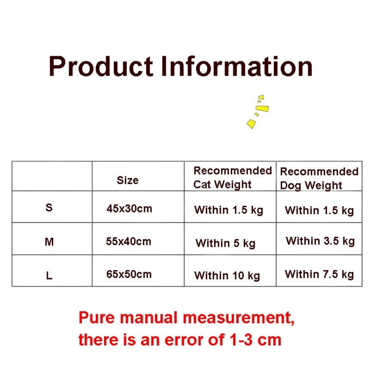 Closed Removable and Washable Cat Litter Sleeping Bag Winter Warm Dog Kennel, S, M, L