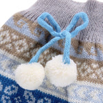 Autumn Winter Pet Clothes Christmas Snowflake Knitted Pattern Sweater, XXS, XS, S, M, L, XL, XXL