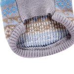Autumn Winter Pet Clothes Christmas Snowflake Knitted Pattern Sweater, XXS, XS, S, M, L, XL, XXL