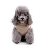 Autumn Winter Pet Clothes Christmas Snowflake Knitted Pattern Sweater, XXS, XS, S, M, L, XL, XXL