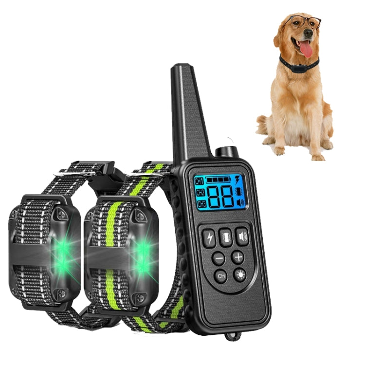 Bark Stopper Pet Supplies Collar Remote Control Collar Dog Training Device, 880-1 Black, 880-1 Green, 880-2, 880-3