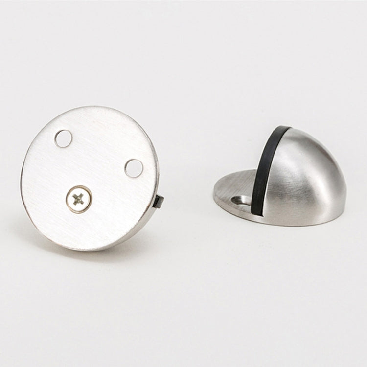 2pcs/pack Stainless Steel Door Stop Free Punch Door Top Cabinet Hardware Accessories, Door Stop Free Punch