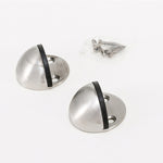 2pcs/pack Stainless Steel Door Stop Free Punch Door Top Cabinet Hardware Accessories, Door Stop Free Punch