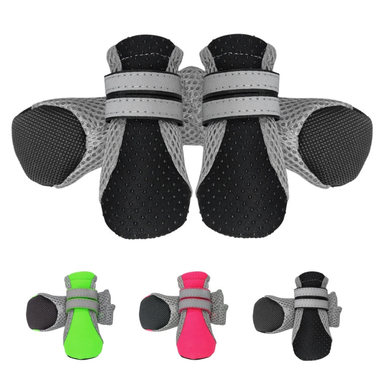 4 in 1 Pet Shoes Dog Shoes Walking Shoes Small Dogs Pet Supplies, S, M, L, XL